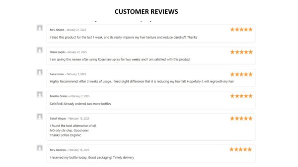 Rosemary Hair Growth Spray - 100% Pure & Natural - Image 6