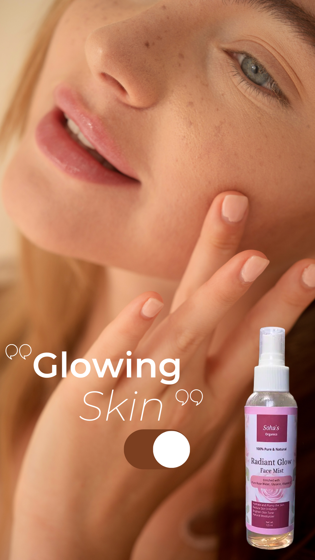 Radiant Glow Face Mist by Soha's Organics - Image 2